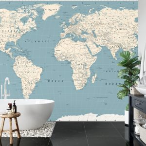 Papier Peint Carte Du Monde – Image 5