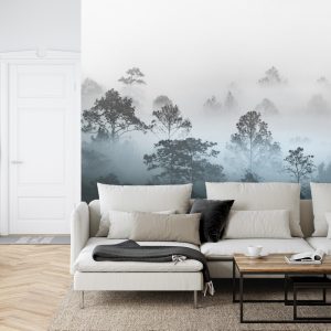 Papier Peint Forêt Dans Le Brouillard – Image 6