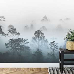 Papier Peint Forêt Dans Le Brouillard – Image 7