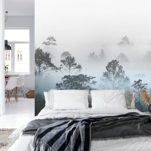 Papier Peint Forêt Dans Le Brouillard – Image 8