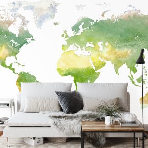 Papier Peint Carte Du Monde – Image 3