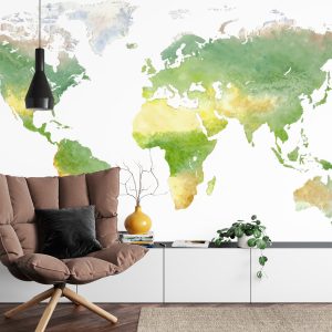 Papier Peint Carte Du Monde – Image 4
