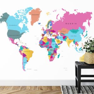 Papier Peint Carte Du Monde – Image 7