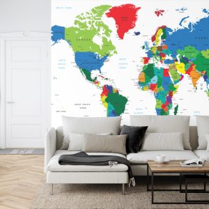 Papier Peint Carte Du Monde – Image 6