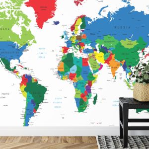 Papier Peint Carte Du Monde – Image 7