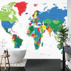 Papier Peint Carte Du Monde – Image 5