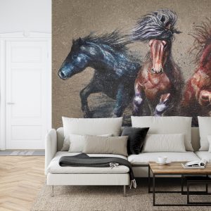 Papier Peint Trois Chevaux De Course – Image 6