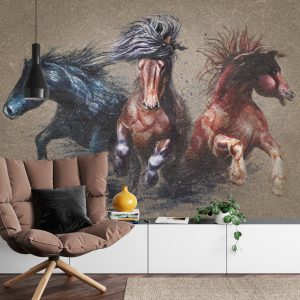 Papier Peint Trois Chevaux De Course – Image 4