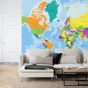 Papier Peint Carte Du Monde – Image 6