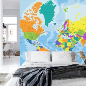 Papier Peint Carte Du Monde – Image 8