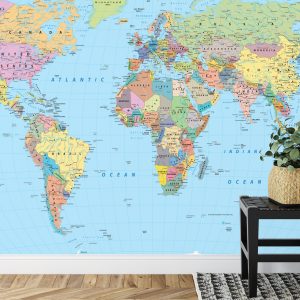 Papier Peint Carte Du Monde – Image 7