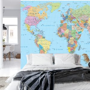 Papier Peint Carte Du Monde – Image 8