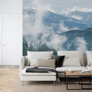 Papier Peint Forêt Dans Le Brouillard – Image 6