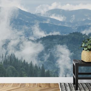 Papier Peint Forêt Dans Le Brouillard – Image 7