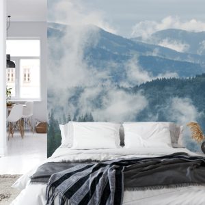 Papier Peint Forêt Dans Le Brouillard – Image 8