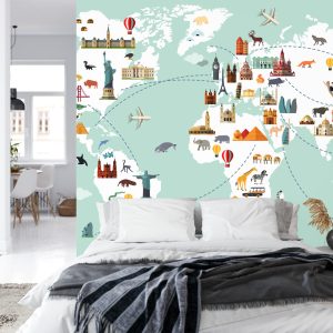 Papier Peint Carte Pour Les Enfants – Image 8