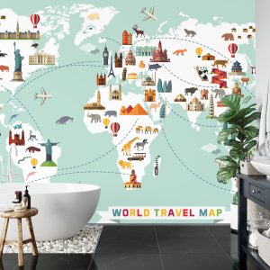 Papier Peint Carte Pour Les Enfants – Image 5