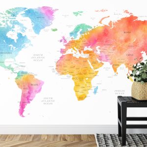Papier Peint Carte Du Monde – Image 7
