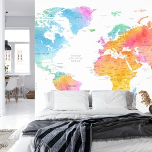 Papier Peint Carte Du Monde – Image 8