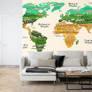 Papier Peint Carte Pour Les Enfants – Image 6