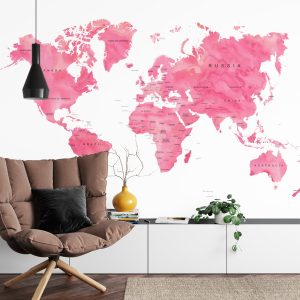 Papier Peint Carte Du Monde – Image 4