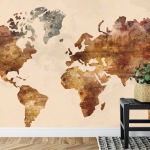Papier Peint Carte Du Monde – Image 7