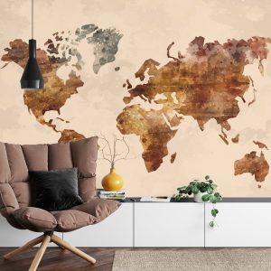 Papier Peint Carte Du Monde – Image 4