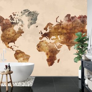 Papier Peint Carte Du Monde – Image 5