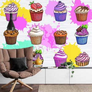 Papier Peint Différentes Sortes De Cupcakes – Image 4