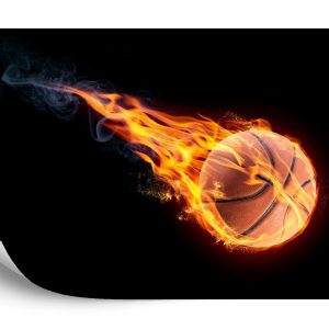Papier Peint Basket-Ball Fougueux – Image 2