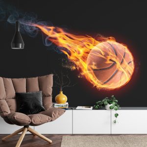 Papier Peint Basket-Ball Fougueux – Image 4
