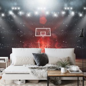 Papier Peint Terrain De Basket Futuriste – Image 3
