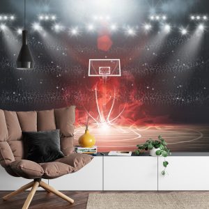 Papier Peint Terrain De Basket Futuriste – Image 4