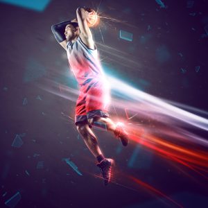 Papier Peint La Charge Du Basketteur – Image 1