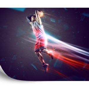 Papier Peint La Charge Du Basketteur – Image 2