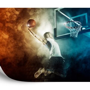Papier Peint Un Joueur De Basket A Fait Un Dunk – Image 2