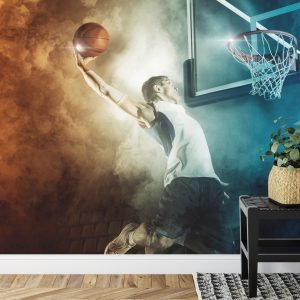 Papier Peint Un Joueur De Basket A Fait Un Dunk – Image 7