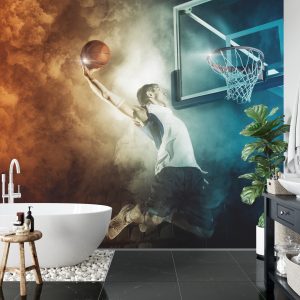 Papier Peint Un Joueur De Basket A Fait Un Dunk – Image 5