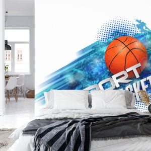 Papier Peint Basket-Ball Dans Un Style Moderne – Image 8