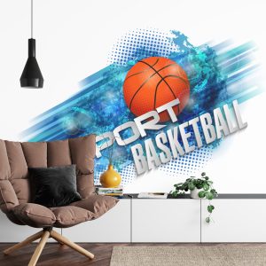 Papier Peint Basket-Ball Dans Un Style Moderne – Image 4