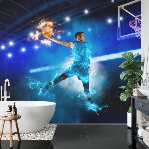 Papier Peint Joueur De Basket Brûlant – Image 5