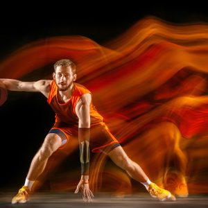 Papier Peint Basketteur En Mouvement – Image 1