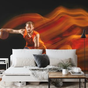 Papier Peint Basketteur En Mouvement – Image 3