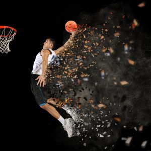 Papier Peint Basketteur En Action – Image 1