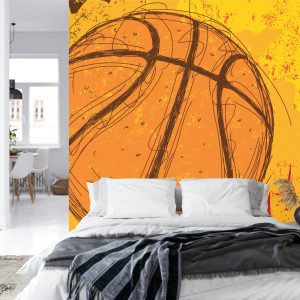 Papier Peint Ballon De Basket Style Graffiti – Image 8