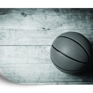 Papier Peint Ballon De Basket Sur Fond De Planches – Image 2