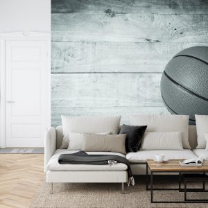 Papier Peint Ballon De Basket Sur Fond De Planches – Image 6