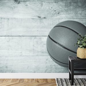 Papier Peint Ballon De Basket Sur Fond De Planches – Image 7