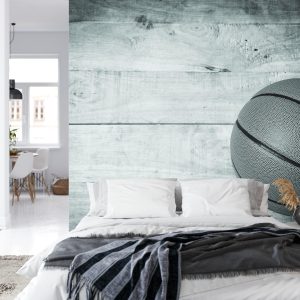 Papier Peint Ballon De Basket Sur Fond De Planches – Image 8