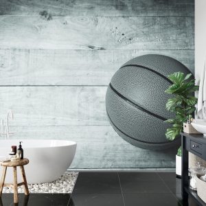 Papier Peint Ballon De Basket Sur Fond De Planches – Image 5